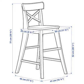 Ingolf IKEA dětská židle - 8