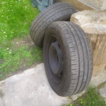 195/65 R15 Barum bravuris dvě kola plus dva disky rozteč 4x1 - 8