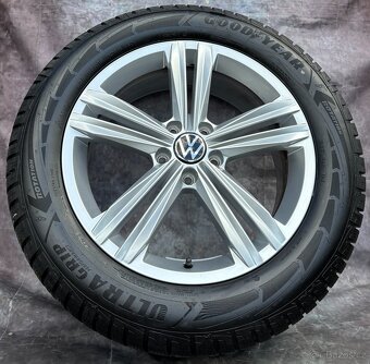 Originální ALU kola 5x112 VW Tiguan 235/55/18 DOT24 - 8