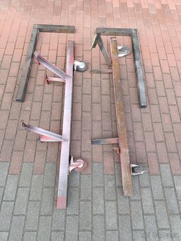 Naklápěcí kolébka - zvedák pro renovaci veterána. - 8