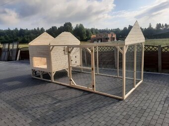 Kurník pro slepice s voliérou - 8
