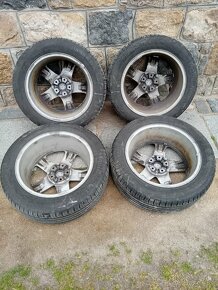 ALU disky Peugeot 17"+letní Continental 215/55 R17. - 8