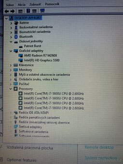 Notebook HP 14” i7 2,60GHz,16GBDDR3,R7 M260X,120GBSSD - 8