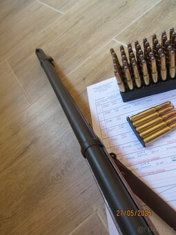 Puška Gew 88 LOEWE BERLIN , náboje , TORMENTACE řemen Gewehr - 8