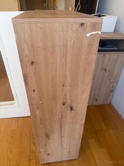 Obývací stěna Owinko, dub artisan/bílý lesk - 8