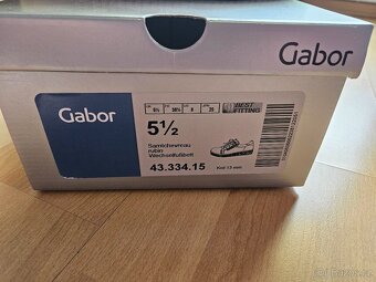 Dámské červené polobotky zn. GABOR - 8