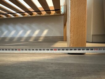 Postel buková 90x200 vyvýšená, zesílená - 8