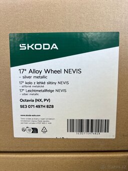 Originální alu kola Nevis, Škoda Octavia 4, 5x112 r17 - 8