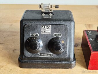 Starožitná rádio krystalka, 2 ks, CENA ZA OBA KUSY - 8