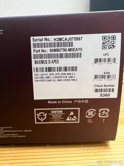 ASUS ROG MAXIMUS IX APEX /Z270/socket 1151/Nepoužitá - 8
