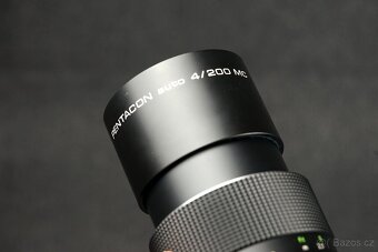 Objektiv Pentacon 200mm f4 auto MC M42 + pouzdro - 8