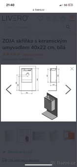 Umyvadlo se skříní - 8