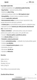 Nepoužitá polohovcí autosedačka Britax - 8