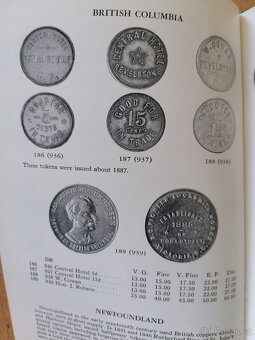 Katalog kanadských mincí koloniálních tokenů bankovek Kanada - 8