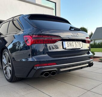 DIFUZOR KONCOVKY SLINE S6 dizajn AUDI A6 C8 4K - 8