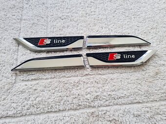 Bočné krídelká nálepky na blatník pre AUDI S-Line - 8