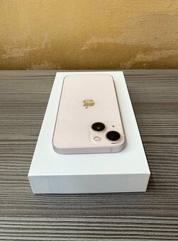 Apple iPhone 13 mini 128GB růžový, baterie 100% - 8