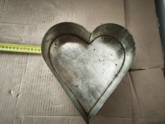 Starožitná forma ve tvaru srdce - 8