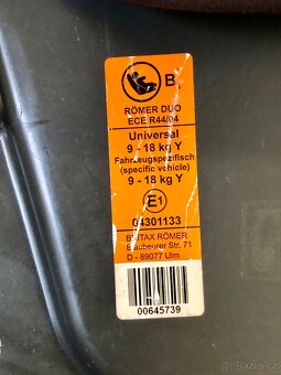 Britax Romer duofix 9-18kg - 8