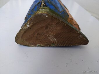 Dřevěná soška panny Marie svatohorské 18-19.stol. - 8