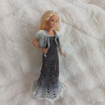 dlouhé šaty pro panenku - 8