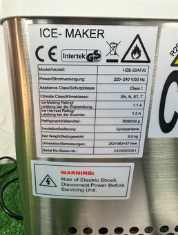 Výrobník ledových kostek 20 kg/24 h - 8