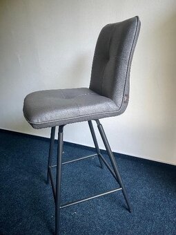 Kožená jídelní barová židle - Lora - 8