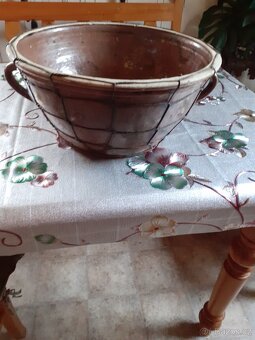 Drátovana mísa kamenina, starověké nádoby - 8