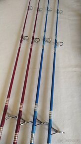 RARITNÍ MOŘSKÉ, SUMCOVÉ RYBÁŘSKÉ PRUTY TOKOZ 7101 - 8