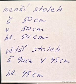 Konferenční stolek / stůl - sada 2 stolků - 8