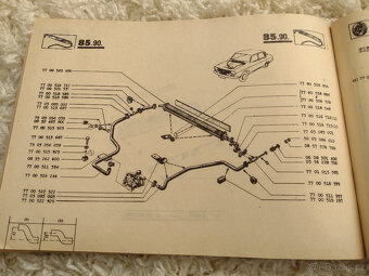 DACIA 1300, 1310, R1170-R1330, KATALOGY ND, NÁVODY, PŘÍRUČK - 8