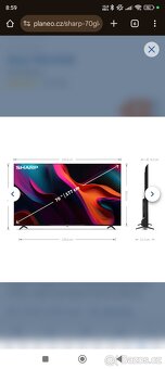 Tv smart Sharp 70° 177Cm - 8