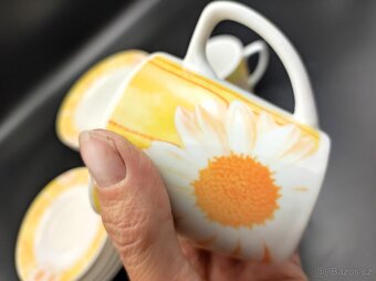 dezertní sada hrnky a talířky - 8