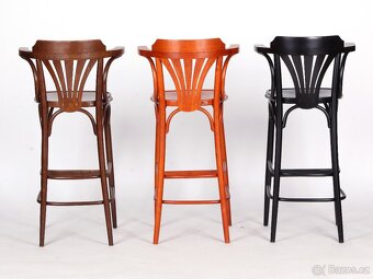 3x NOVÉ, nikdy nepoužité barové židle TON - 8