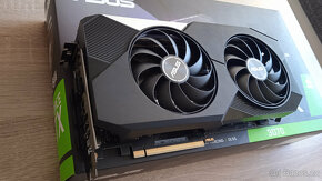Nvidia GeForce RTX 3070 ASUS Dual O8G - PERFEKTNÍ STAV - 8