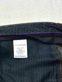 Kalhoty béžové nové Brax,hnědé Taylor wright vel.M-L - 8