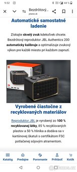 JBL Authentics 200 - nový bluetooth reproduktor sk záruka. - 8