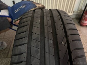 Originál Alu disky Audi + pneu letní zánovní - 8