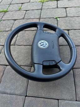 Kožený volant pro VW Golf 4 / Passat B5 s multifunkcí - 8