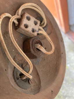 Lampa stojan, stará, dřevěná, soustružená, TORZO - 800 kč - 8