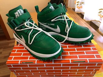 Nike Air Force 1 Mid Off-White Pine Green 42,5 nove - 8