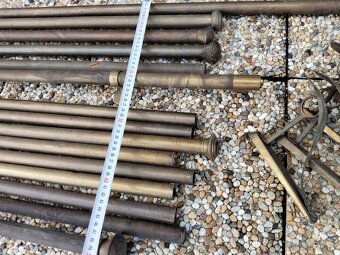 Stare mosazne konzole na zaclony - 8