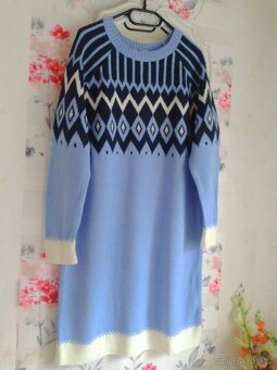 Teplé pletené šaty 44/46 - 8