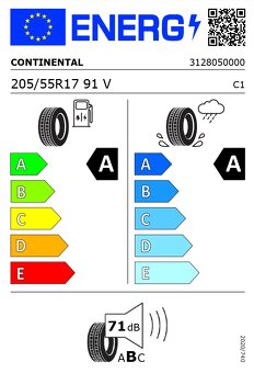 letní pneu Continental 205/55 R17 - 8