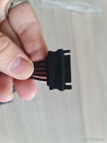5x prodlužovací napájecí kabel pevného disku SATA nový - 8