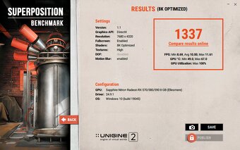 Grafická karta, XFX AMD Radeon™ RX 580 GTS XXX Edition 8GB - 8