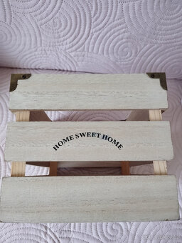 Úložný storage box, dřevěný, bedýnka, dekorace - 8