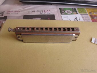 Prodám foukací harmoniku Bandmaster de luxe chromatic. - 8