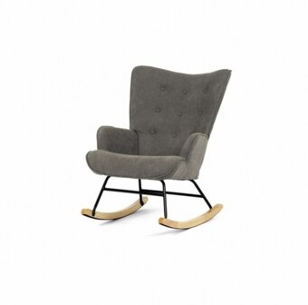 Zelené, hnědé a růžové houpací křeslo 371 - 8