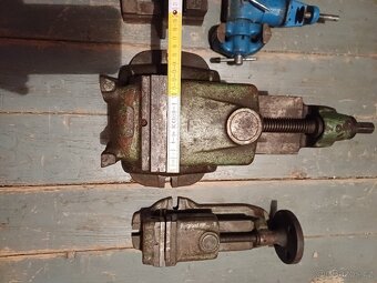Svěrák,velký strojní svěrák,otočný malý svěrák - 8